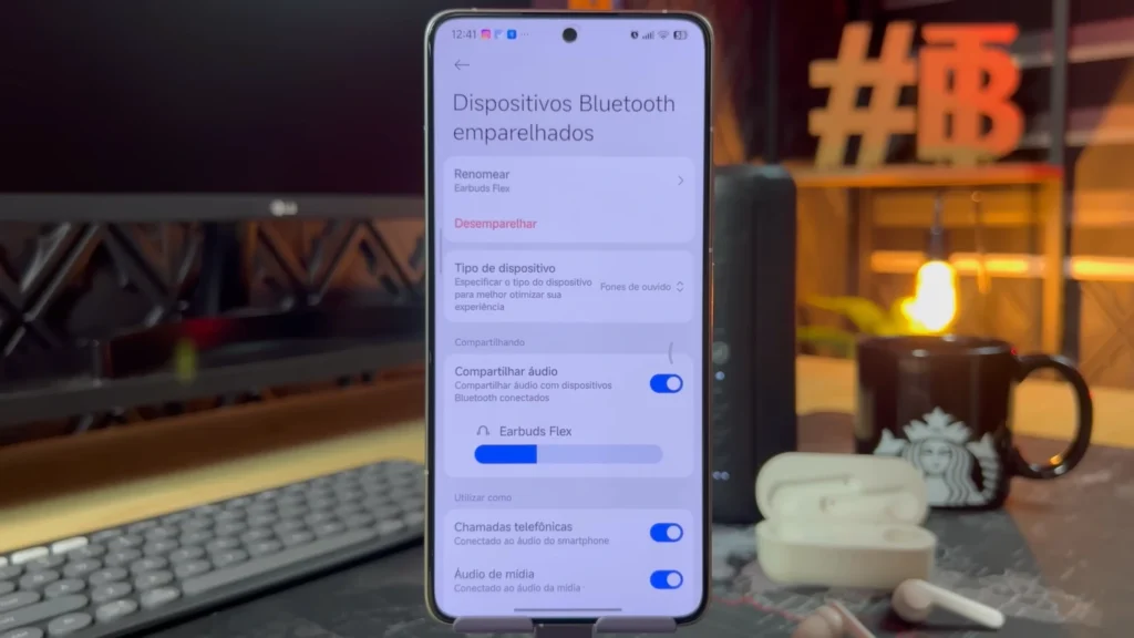 settings screen on how to activate Bluetooth Audio Sharing on any Xiaomi