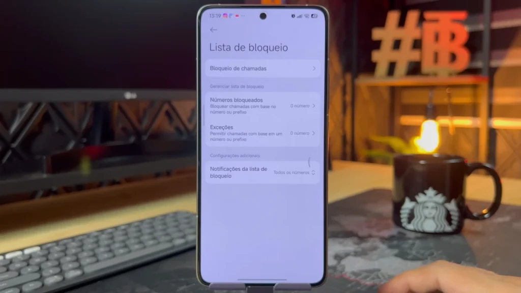 screen showing Call Block list Free yourself from unwanted calls