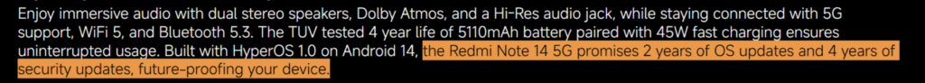 The surprise was even greater after official confirmation in technical specifications published by Xiaomi itself, which states that the Note 14 5G is not included in the next major update schedule. This scenario raises important debates about transparency in software support and reinforces the need for consumers to analyze not just hardware and connectivity, but also update commitment before purchasing.